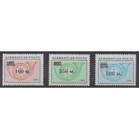 Livraison Mondiale Azerbaïdjan - 1995 - No 240/242
