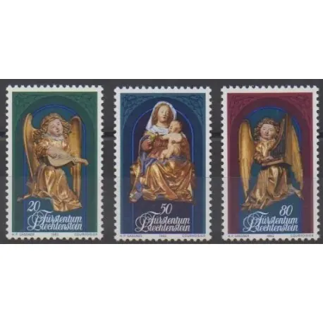 Liechtenstein - 1982 - No 754/756 - Religion Retour Gratuit
