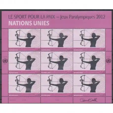 Original Nations Unies (ONU - Genève) - 2012 - No F803 - Jeux Olympiques d'été