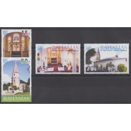 Artisanat Bahamas - 2003 - No 1149/1152 - Églises