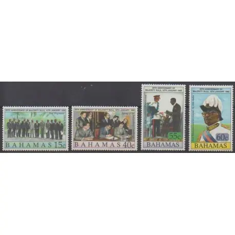 Bahamas - 1992 - No 759/762 - Histoire Top Qualité
