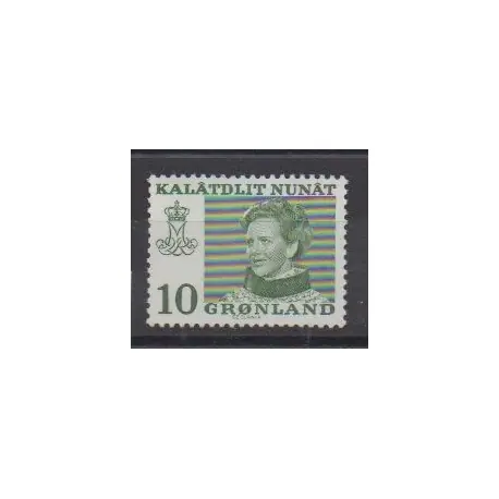 Certifié Groenland - 1973 - No 72b - Royauté - Principauté