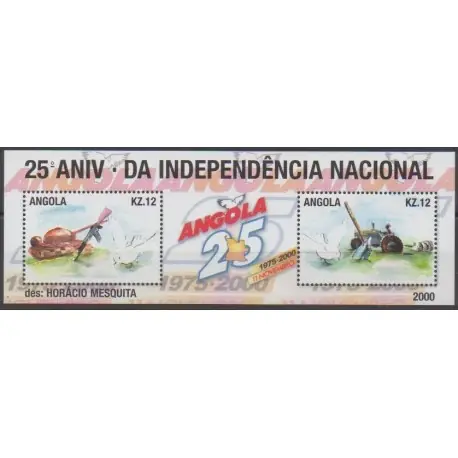 Angola - 2001 - No 1503/1504 - Histoire Prix Promo