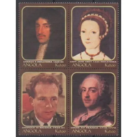 Angola - 2000 - No 1462/1465 - Royauté - Principauté Soldes