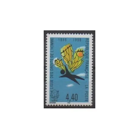 Top Qualité France - Poste - 1998 - No 3149 - Droits de l'Homme