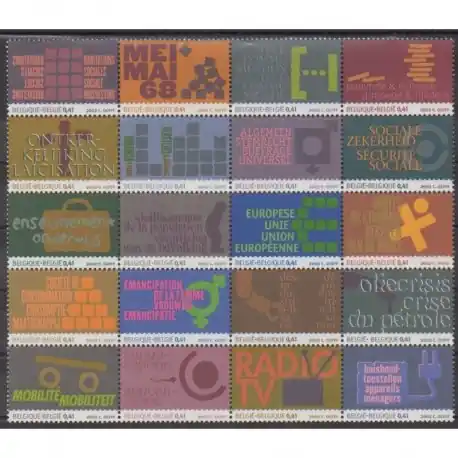 Achat Immédiat Belgique - 2002 - No 3102/3121