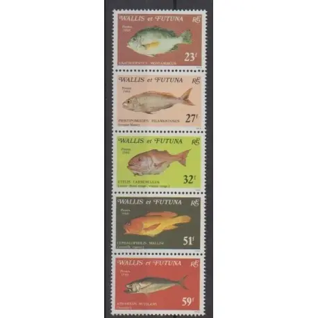 Wallis et Futuna - 1980 - No 259/263 - Vie marine Meilleur Prix