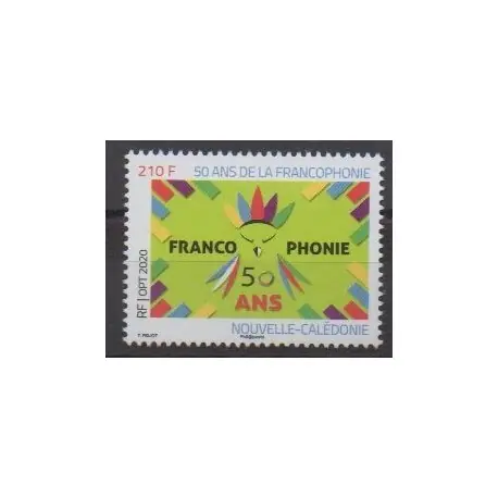 Top Vente Nouvelle-Calédonie - 2020 - No 1398 - Francophonie