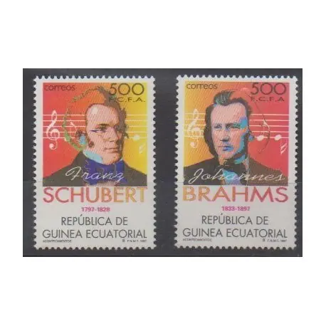 Pas Cher Guinée équatoriale - 1997 - No 355/356 - Musique