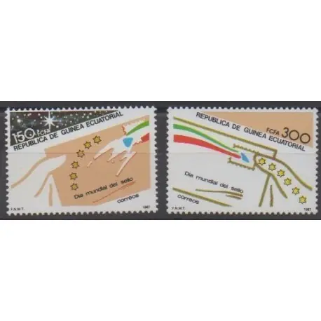 Vente Directe Guinée équatoriale - 1987 - No 227/228 - Philatélie