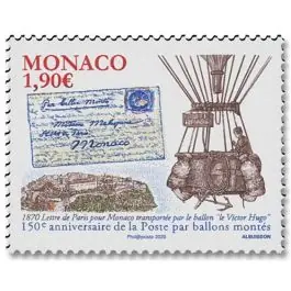 Produit De Marque Timbre de collection Monaco - 3259