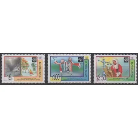 Livraison Gratuite Barbade - 1998 - No 983/985 - Histoire