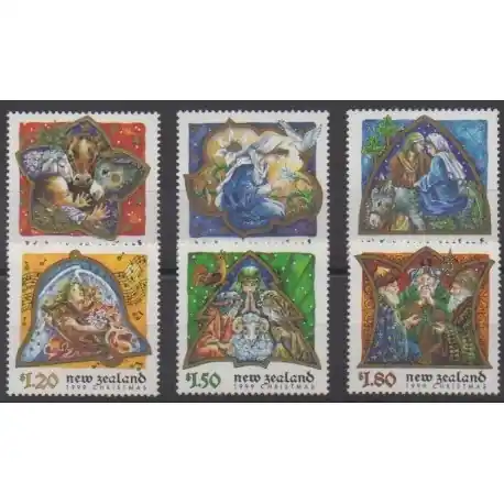 Usine Directe Nouvelle-Zélande - 1999 - No 1721/1726 - Noël