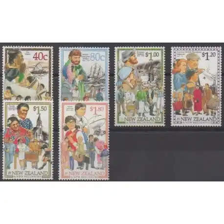 Acheter En Ligne Nouvelle-Zélande - 1998 - No 1598/1603 - Histoire