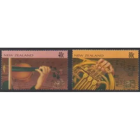 Nouvelle-Zélande - 1996 - No 1475/1476 - Musique Bon Plan