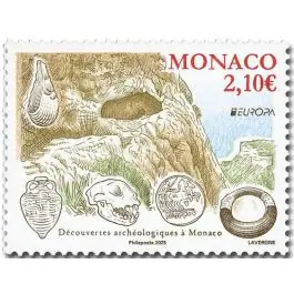 Fait Main Timbre de collection Monaco - 3495