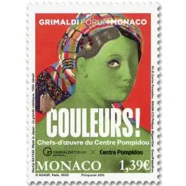 Timbre de collection Monaco - 3499 Retour Gratuit