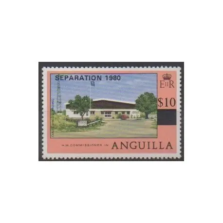 Anguilla - 1980 - No 390 - Histoire Prix Cassé