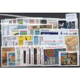 Timbre de collection Monaco - Anne 2021 Soldes
