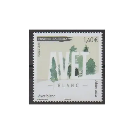 Andorre - 2020 - No 851 - Arbres - Avet blanc Gros Lot