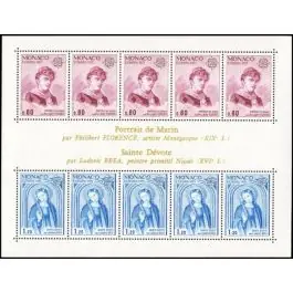 Timbre de collection Monaco - Bloc Feuillet 010 Usine Directe