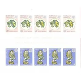 Timbre de collection Monaco - Bloc Feuillet 012a Non Dentel Original