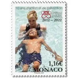 Timbre de collection Monaco - 3357 Expédié Aujourd’hui