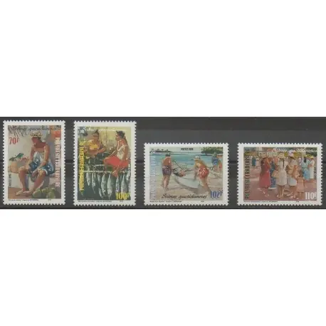 Polynésie - 1998 - No 574/577 - Peinture Expédition Rapide