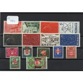 Timbre de collection Monaco - Anne 1954 Satisfait Ou Remboursé