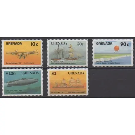 Vente Directe Grenade - 1987 - No 1409/1413 - Transports