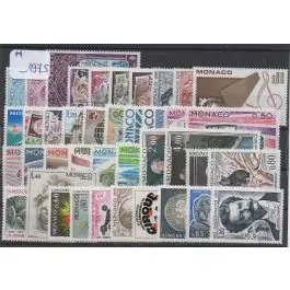 Gros Lot Timbre de collection Monaco - Anne 1975
