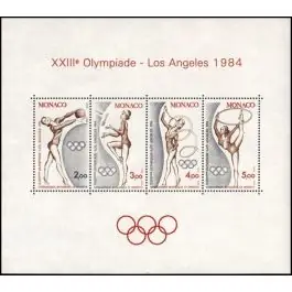 Meilleure Qualité Timbre de collection Monaco - Bloc Feuillet 027