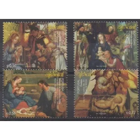 Portugal - 2004 - No 2857/2860 - Noël - Peinture Meilleure Vente