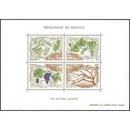 Marque Timbre de collection Monaco - Bloc Feuillet 038