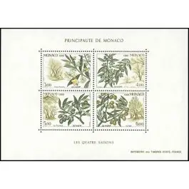 Livraison Gratuite Timbre de collection Monaco - Bloc Feuillet 043