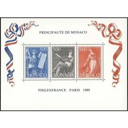 Timbre de collection Monaco - Bloc Feuillet 047 Produit De Marque