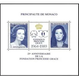 Timbre de collection Monaco - Bloc Feuillet 048 Fait Main