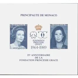 Nouvel Arrivage Timbre de collection Monaco - Bloc Feuillet 048a Non Dentel