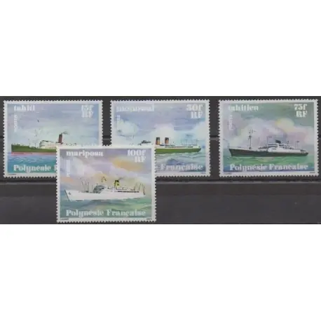 Polynésie - 1978 - No 124/127 - Navigation Bon Plan