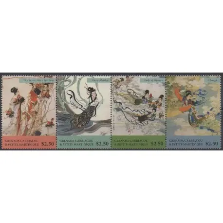 Marque Grenadines - 2014 - No 4085/4088 - Peinture
