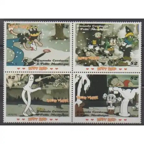 Promotion Grenadines - 2007 - No 3655/3658 - Dessins Animés - BD