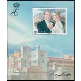 Vente Flash Timbre de collection Monaco - Bloc Feuillet 100