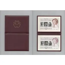 Meilleure Vente Timbre de collection Monaco - Bloc Feuillet 105a et 106a Non Dentel