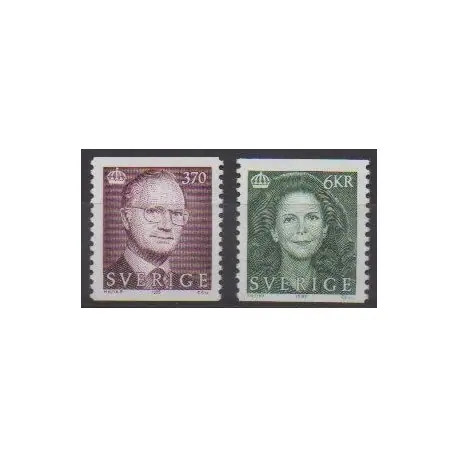 Meilleur Prix Suède - 1995 - No 1847/1848 - Royauté - Principauté