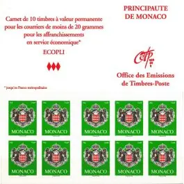Prix Promo Timbre de collection Monaco - Carnet 14b Phil@poste 2008