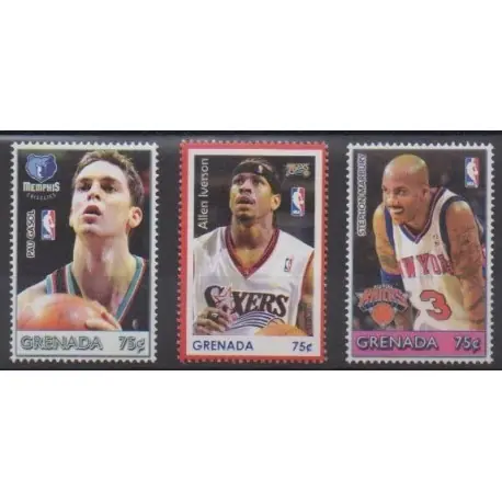 Livraison Gratuite Grenade - 2004 - No 4633/4635 - Sports divers