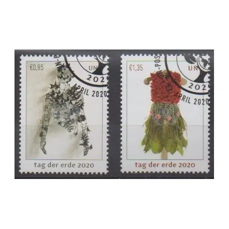 Quantité Limitée Nations Unies (ONU - Vienne) - 2020 - No 1059/1060 - Environnement - Oblitérés