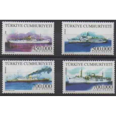 Promotion Saisonnière Turquie - 2002 - No 3052/3055 - Navigation