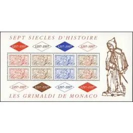 Timbre de collection Monaco - Bloc Feuillet 075 Prix Choc