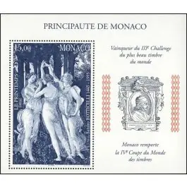 Timbre de collection Monaco - Bloc Feuillet 077 Original